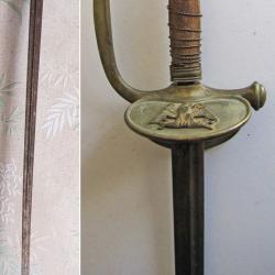 &Eacute;P&Eacute;E NAPOL&Eacute;ON III d'officier subalterne. Coulaux &agrave; Klingenthal.