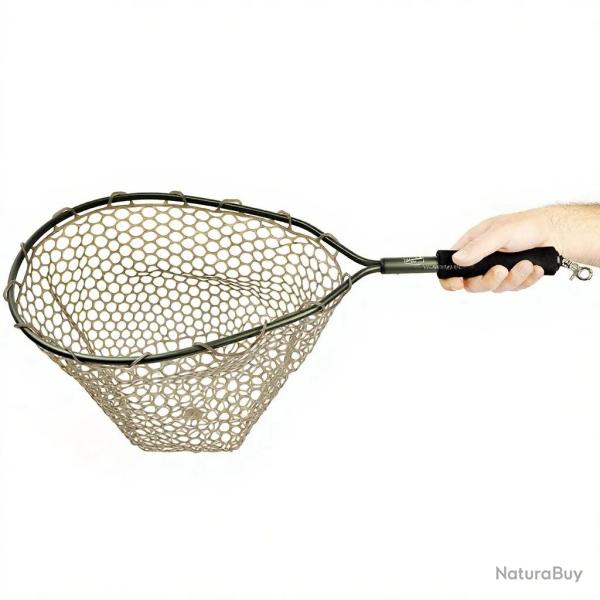 Epuisette Adams Built alu Trout net rubber 15