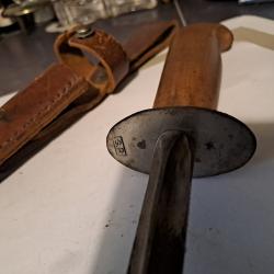 Poignard de tranch&eacute; coutrot N&deg;1 GP lame cruciforme WWI