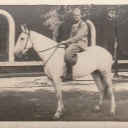Photo originale - Portrait d'un cavalier - Militaria