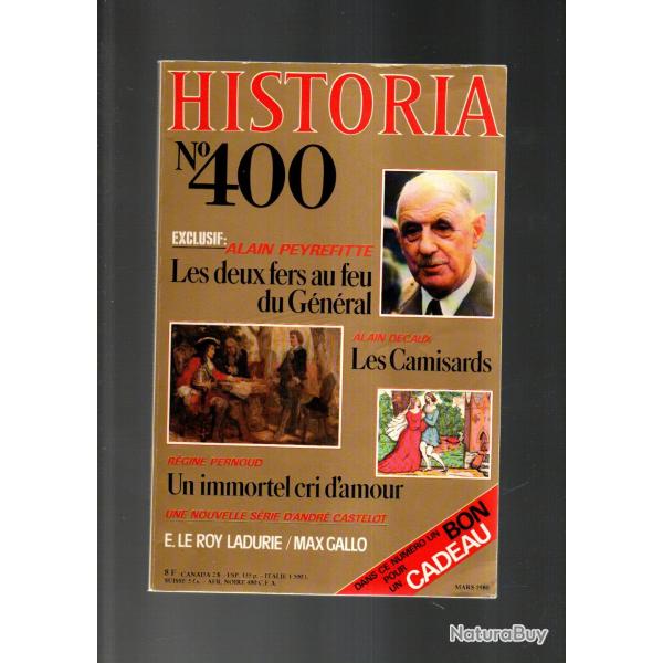 historia 400 dagobert, enigma, pain et histoire, affaire du collier, historien m�tier, camisards,