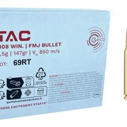 GECO cal.308 Win FMJ TAC 147 grains - 9.5 grammes x200