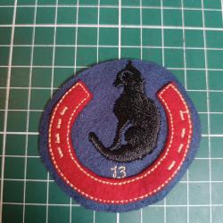Insigne US WWI - 13&egrave;me Division d'Infanterie - "Lucky 13th" - Rare