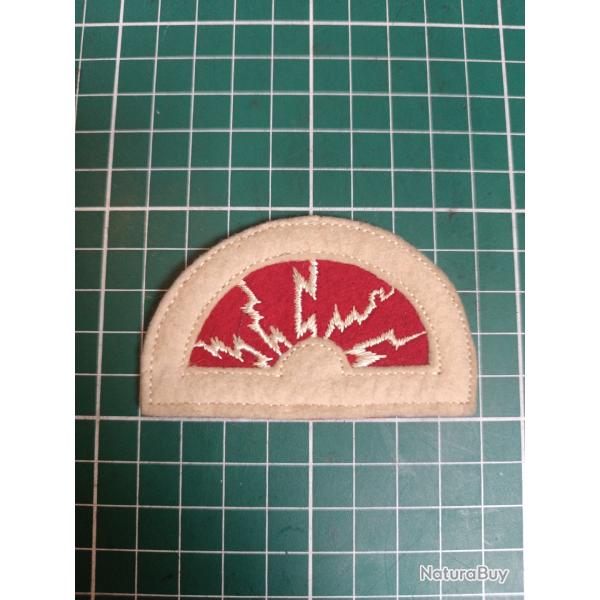 Insigne US WWI - 78�me Division d'Infanterie - "Lightning" - Variante en Arche