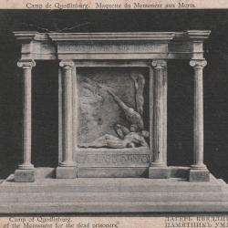 CPA - Camp de QUEDLINBURG - Monument aux Morts - Militaria ww1