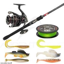 Pack premium spinning TENRYU Injection SP 76 M + SHIMANO Vanford FA 2500 HG