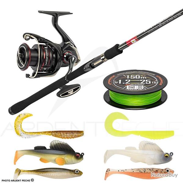 Pack premium spinning TENRYU Injection SP 76 M + SHIMANO Vanford FA 2500 HG