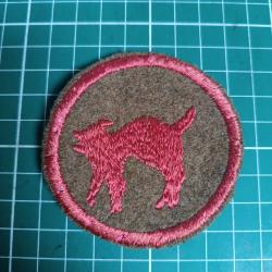 Insigne US WWI - 81st Division "Wildcat" - Superbe Broderie Fran&ccedil;aise - AEF