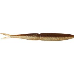 Leurre souple SAWAMURA One up V tail 8 089 Tinsel brown