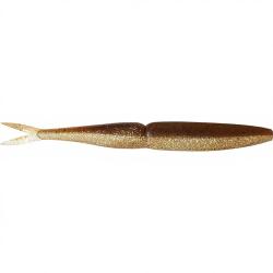 Leurre souple SAWAMURA One up V tail 8 089 Tinsel brown