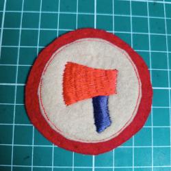 Insigne US WWI - 84th Division "Railsplitters" - Variante Luxe Broderie & Feutre