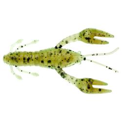 Leurre souple GUNKI Hourra craw 50 Brown oil red flake/Red