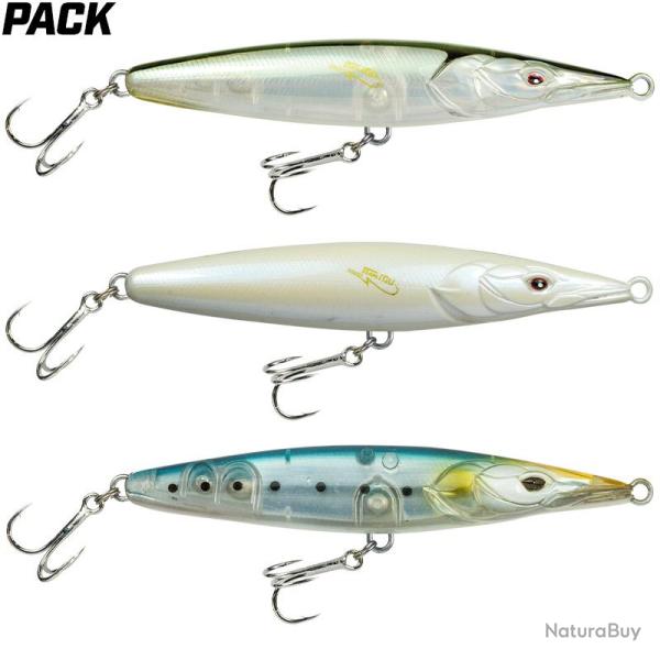 Pack de 3 leurres XORUS Asturie 110