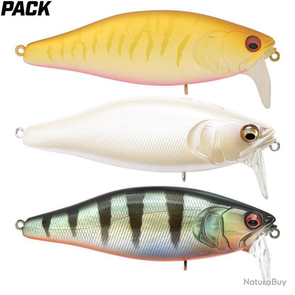 Pack de 3 leurres MEGABASS I Jack