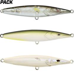 Pack de 3 leurres XORUS Asturie 130 sp&eacute;cial coup du soir