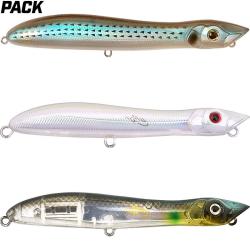 Pack de 3 leurres XORUS Patchinko 125 sp&eacute;cial coup du soir