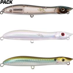Pack de 3 leurres XORUS Patchinko 140 sp&eacute;cial coup du soir
