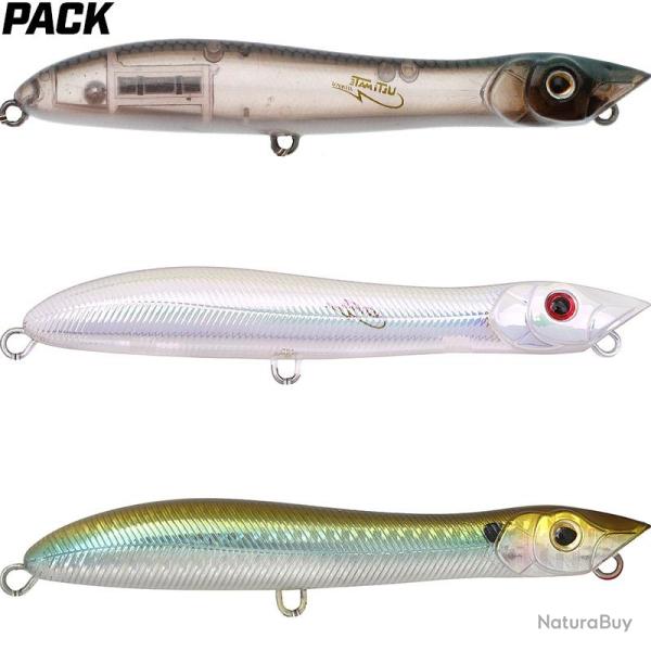 Pack de 3 leurres XORUS Patchinko 140 sp�cial coup du soir