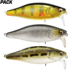 Pack de 3 leurres MEGABASS I Jack sp&eacute;cial eaux alcalines