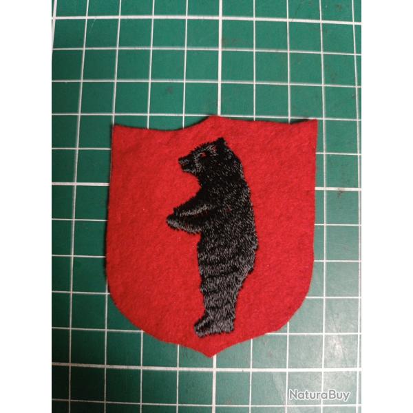 Insigne US WWI - 13th Separate Artillery Brigade - Magnifique Variante Brod�e