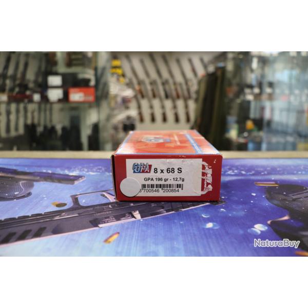 Boite de balles Sologne GPA 12.7g/196gr 8X68S