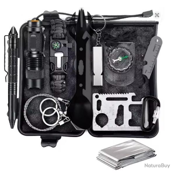 Trousse de survie & premiers secours professionnelle en voiture, Camping en plein air, chasse, rando