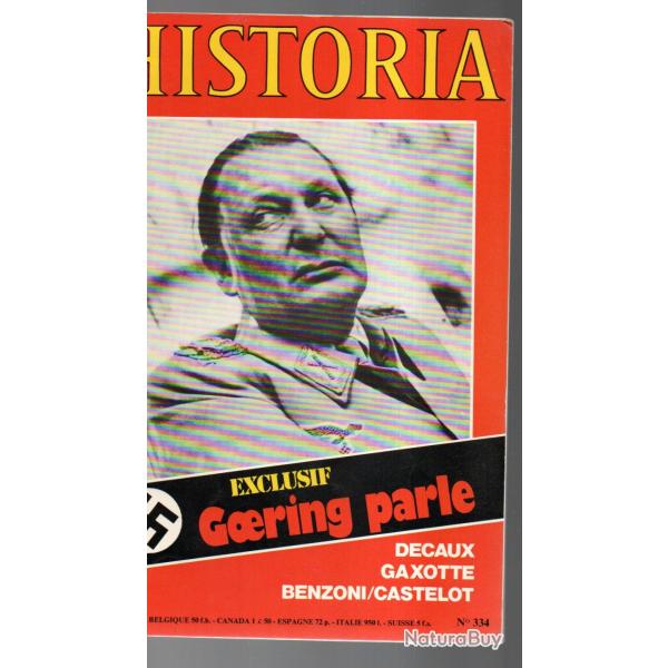 historia 334, le mar�chal de l'air parle, gang cote d'azur, alger 1944 giraud, venise,  nuremberg