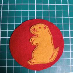 Insigne US WWI RARE - 205th / 206th Pioneer Infantry - "The Gopher"