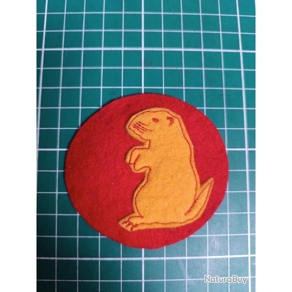 Insigne US WWI RARE - 205th / 206th Pioneer Infantry - "The Gopher"