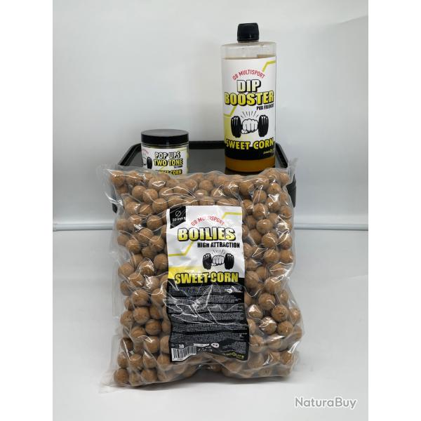 Pack QB Multisport by pro �lite baits sweet corn EXCLUSIF 2,5kg/20mm