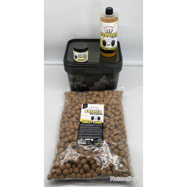 Pack QB Multisport by pro �lite baits sweet corn EXCLUSIF 5kg/20mm