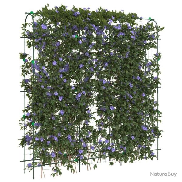 Treillis de jardin pour plantes grimpantes 4 pcs forme en U