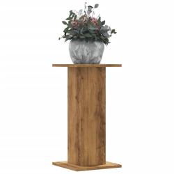Supports pour plantes 2 pcs ch&ecirc;ne artisanal bois d'ing&eacute;nierie