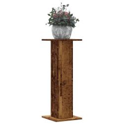 Supports pour plantes 2 pcs vieux bois bois d'ing&eacute;nierie