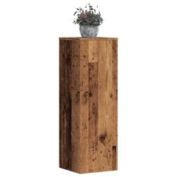 Supports pour plantes 2 pcs vieux bois bois d'ing&eacute;nierie