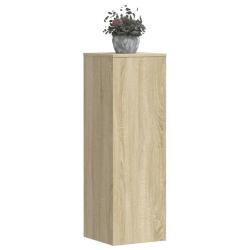 Supports pour plantes 2 pcs ch&ecirc;ne sonoma bois d'ing&eacute;nierie