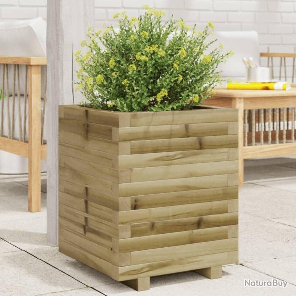 Jardini�re 40x40x49,5 cm bois de pin impr�gn�