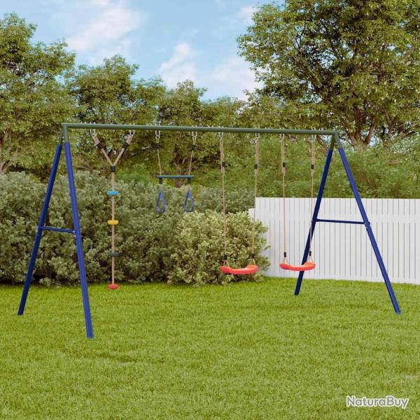 Jeu d'ext�rieur avec balan�oires, trap�ze et corde � disque