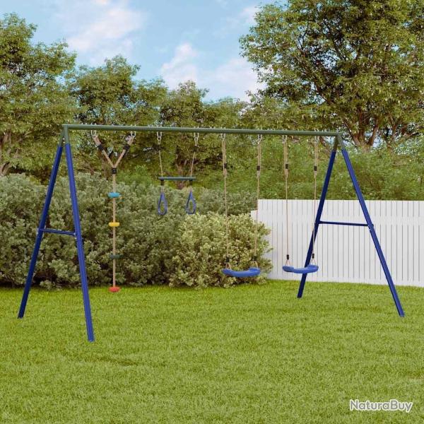 Jeu d'ext�rieur avec balan�oires, trap�ze et corde � disque