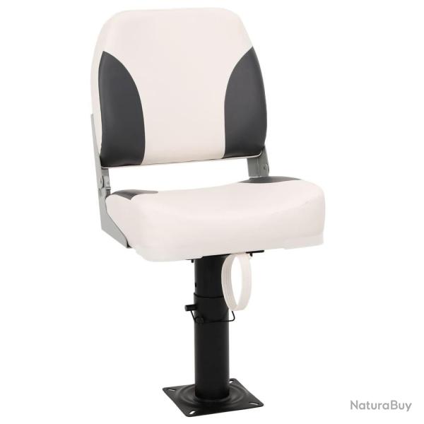 Si�ge de bateau pliable 1 ensemble avec dossier bas et sangle de fixation