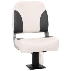 Si&egrave;ge de bateau pliable 1 ensemble avec dossier bas et sangle de fixation