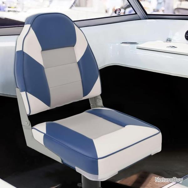 Ensemble de si�ges de bateau pliables lot de 4 dossier haut