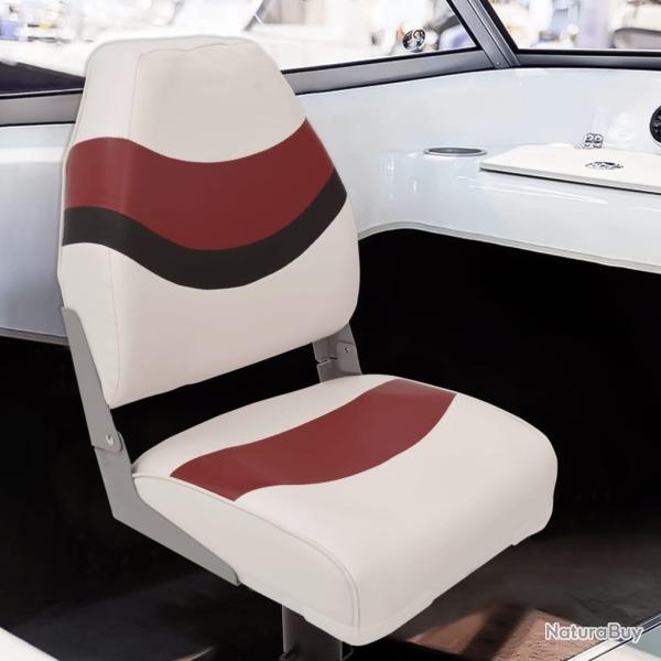 Ensemble de si�ges de bateau pliables lot de 2 dossier haut