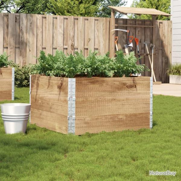 Jardini�re 100x100 cm bois de pin massif