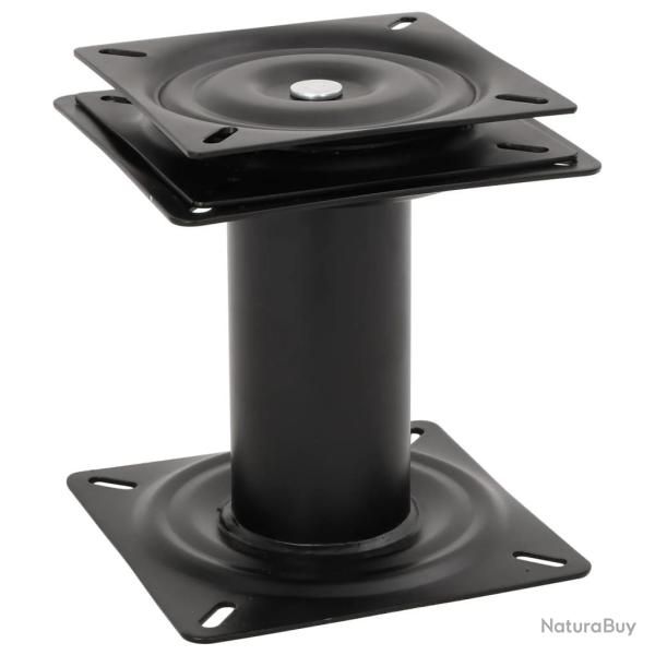 Pi�destal de si�ge de bateau avec si�ge pivotant � 360 acier
