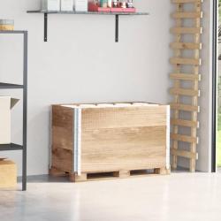 Colliers de palette 3 pcs 100x50 cm bois de pin solide