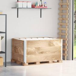 Colliers de palette 3 pcs 120x80 cm bois de pin solide