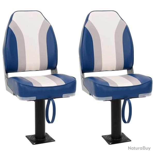 Si�ges de bateau lot de 2 avec pi�destal pivotant � 360�