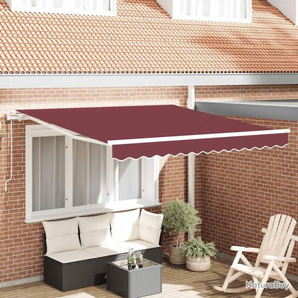 Auvent r�tractable automatique bordeaux 300x250 cm