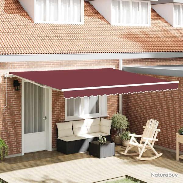 Auvent r�tractable automatique bordeaux 400x300 cm
